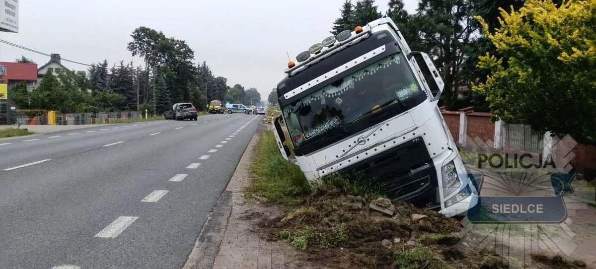 Zderzenie drogowe w Nowych Iganiach - apel o ostrożność na drodze