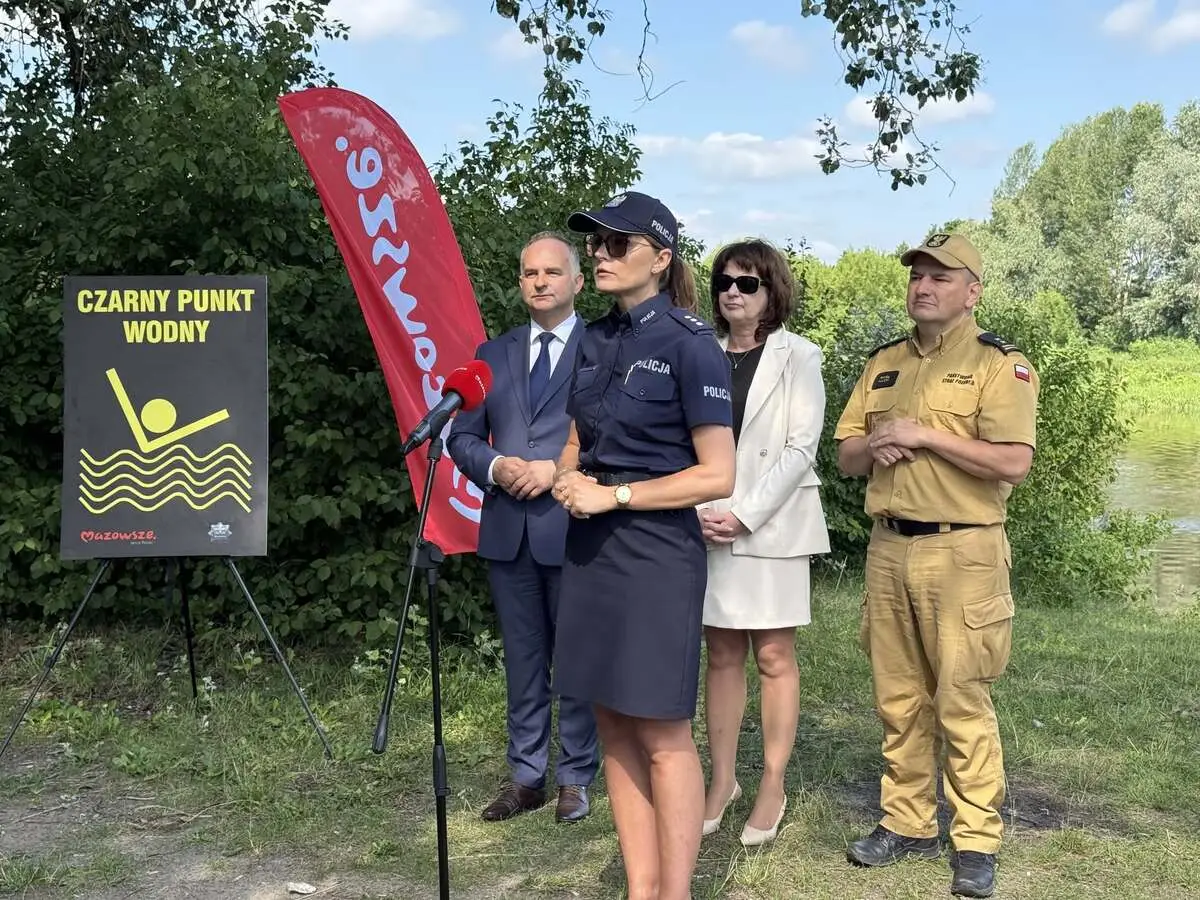 Ostrzeżenia dotyczące Czarnych Punktów Wodnych i bezpieczeństwa nad akwenami